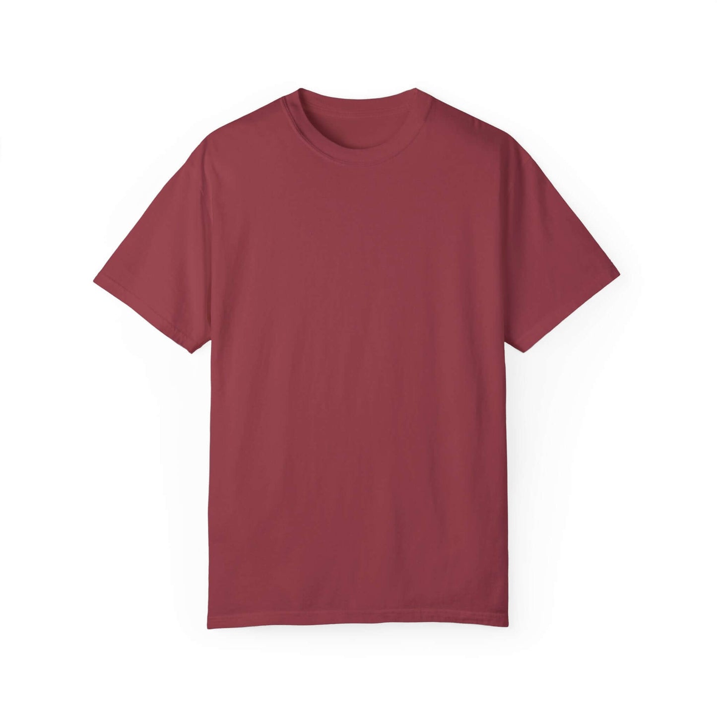 Soft and durable women’s cotton tee, an essential addition to your wardrobe basics in maroon.