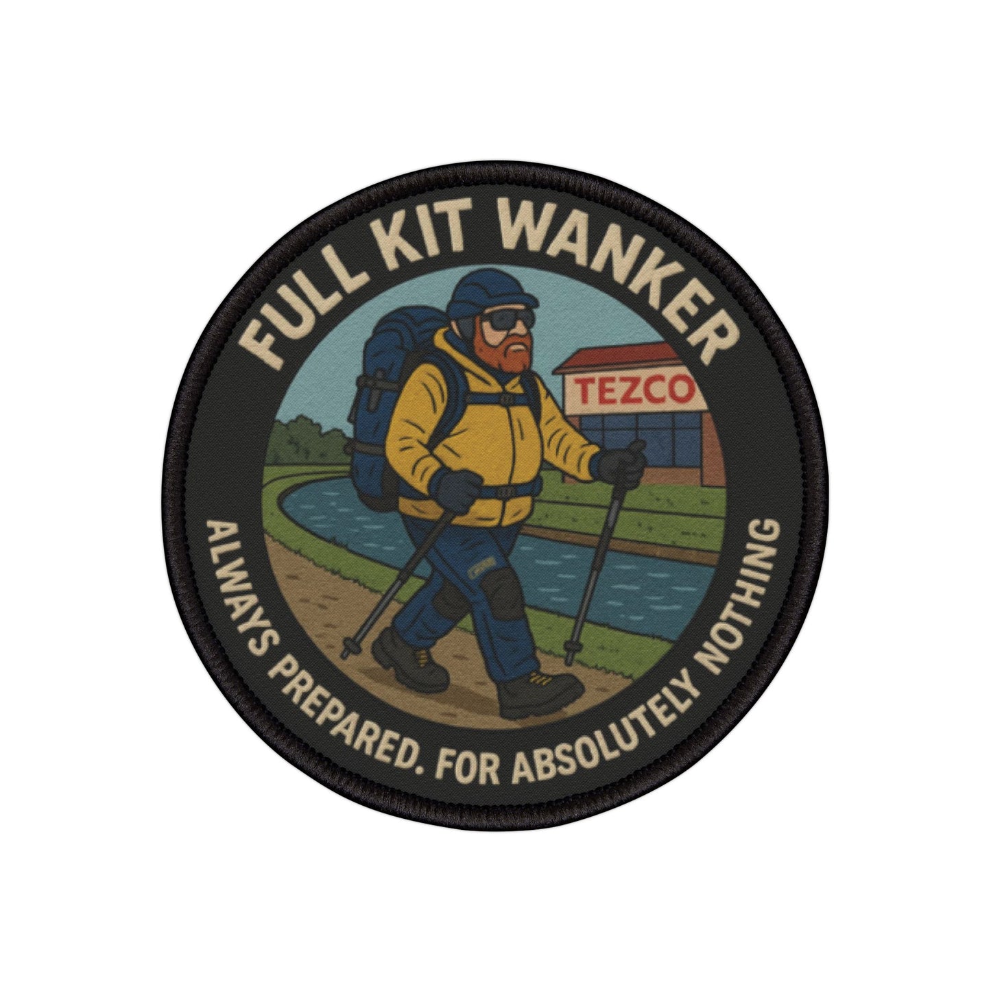 Dales Drifter Hiking Patch – Full Kit Wanker Badge for Hill Goblins & Wanderers