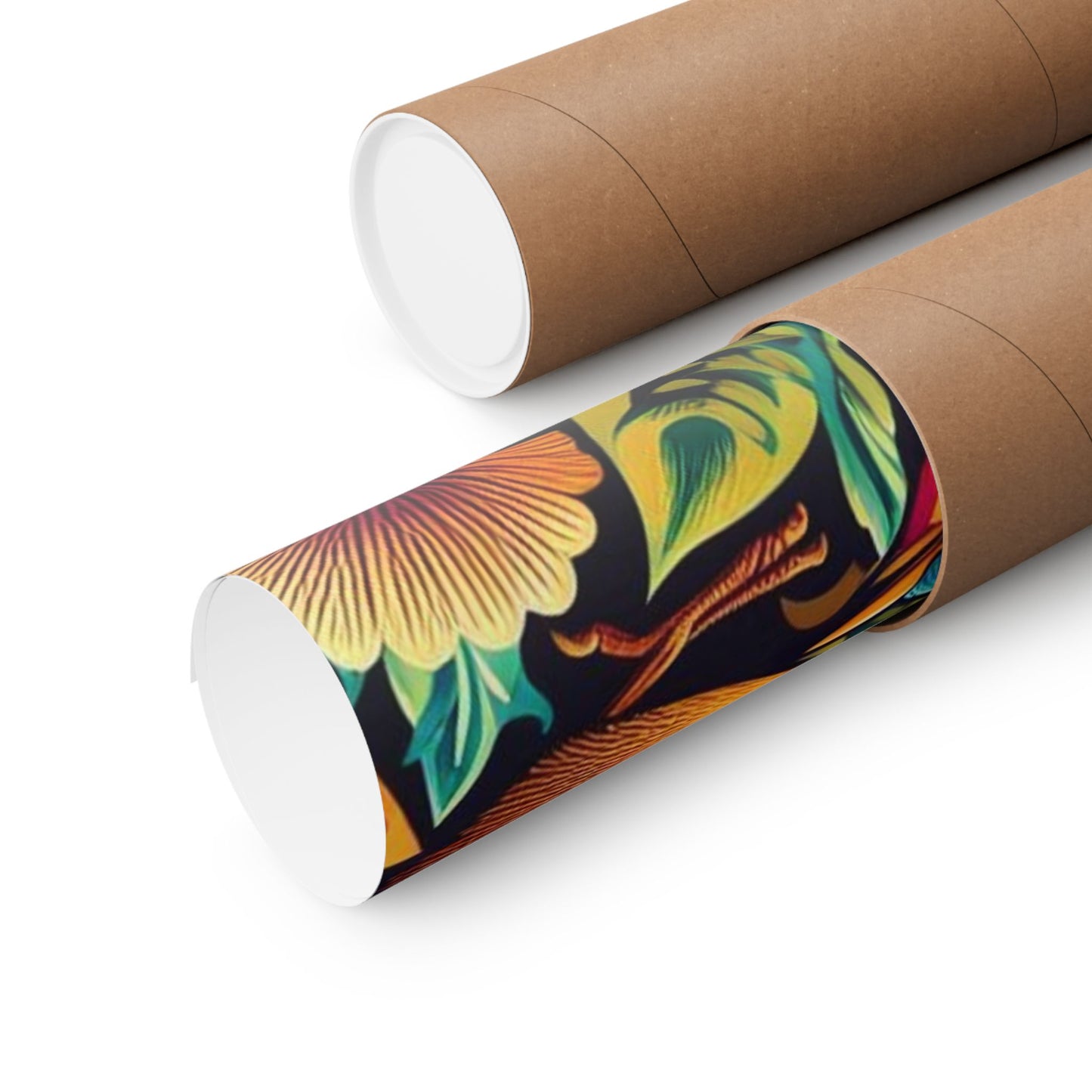 Vibrant Retro NZ Birds Art Poster, Matte Vertical Wall Decor, Wall Art, Gift