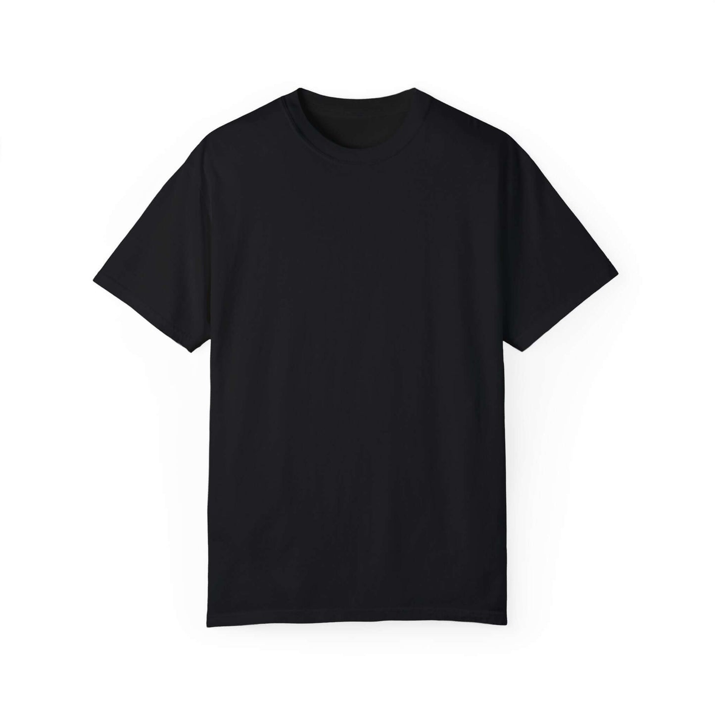 USA-made women’s cotton tee, simple yet stylish for everyday outfits or active wear in black.