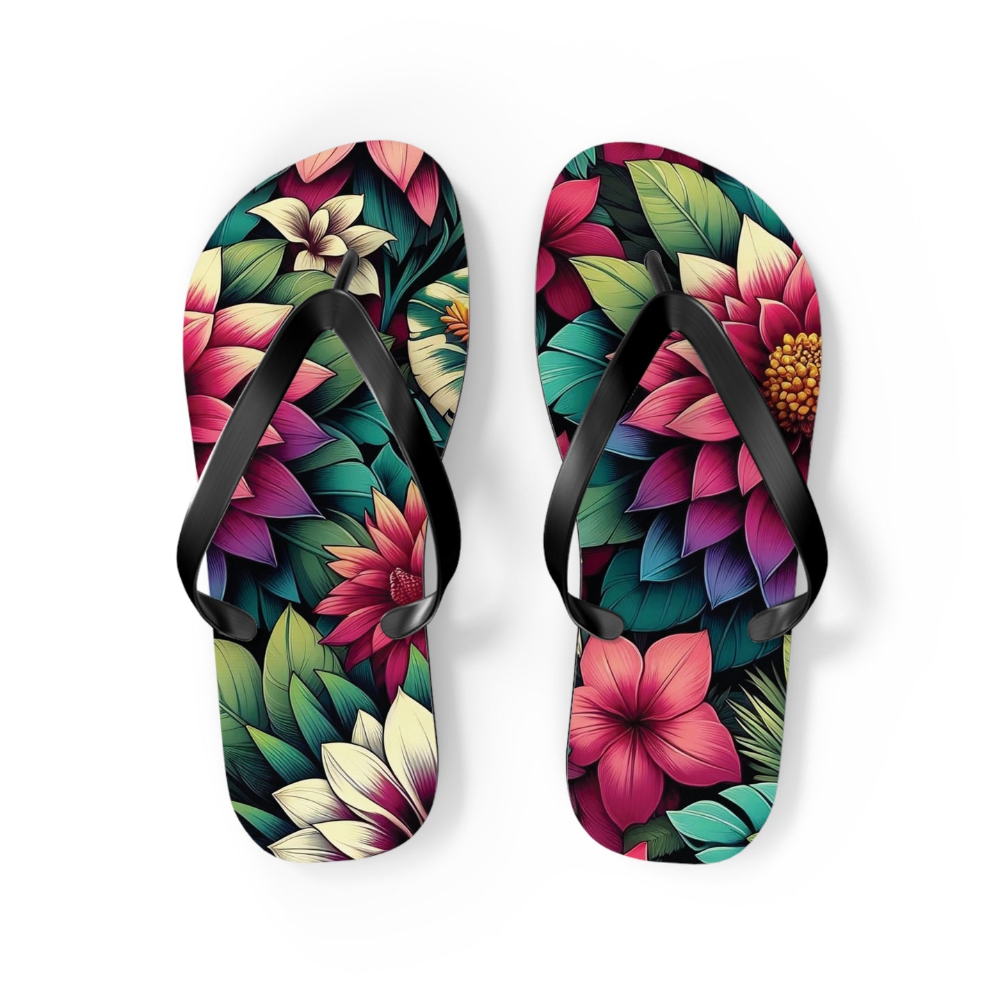 Dalia Floral Flip Flops