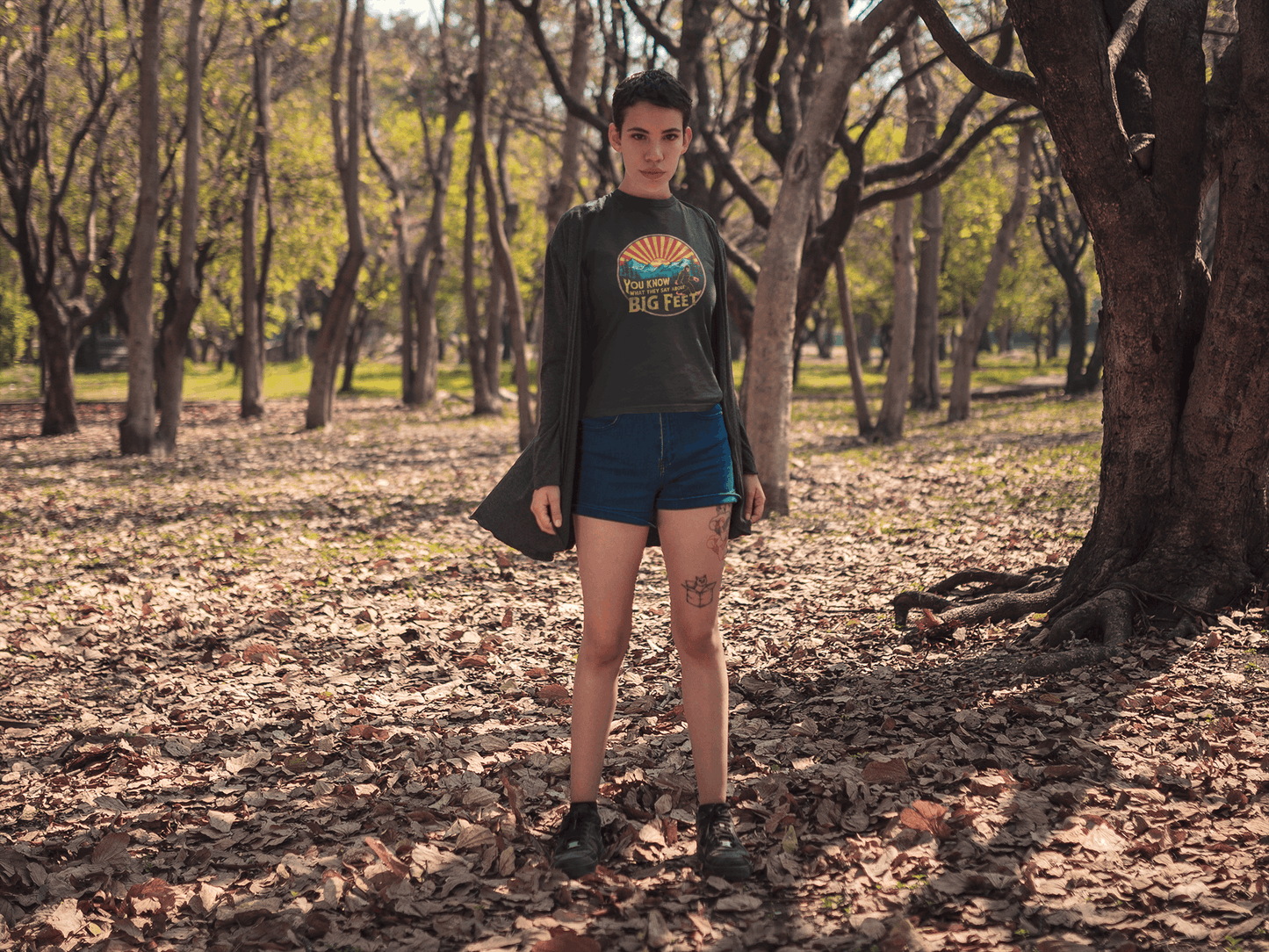 Bigfoot Women's Organic Cotton T-Shirt – Adventure-Inspired Outdoor Tee