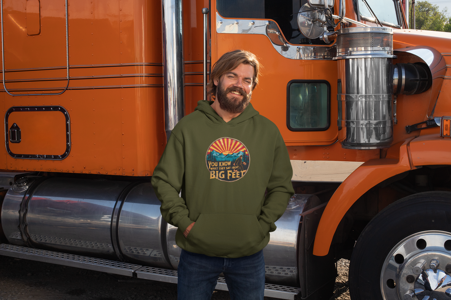 Bigfoot Hoodie – Cozy Outdoor Sweatshirt for Hikers & Adventure Seekers