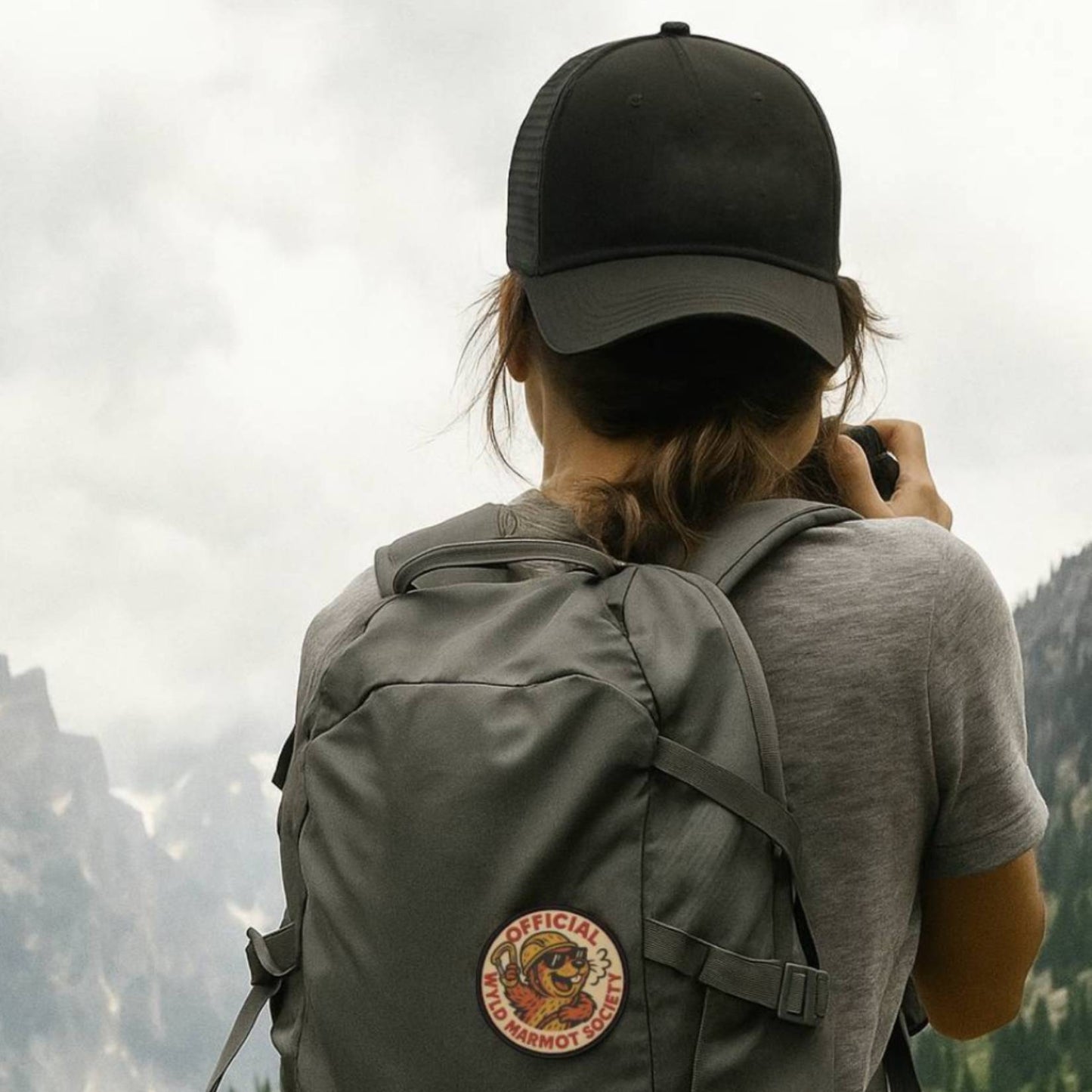 Official Wyld Marmot Society – 3" Iron-On Patch for Backpacks, Jackets & Outdoor Gear