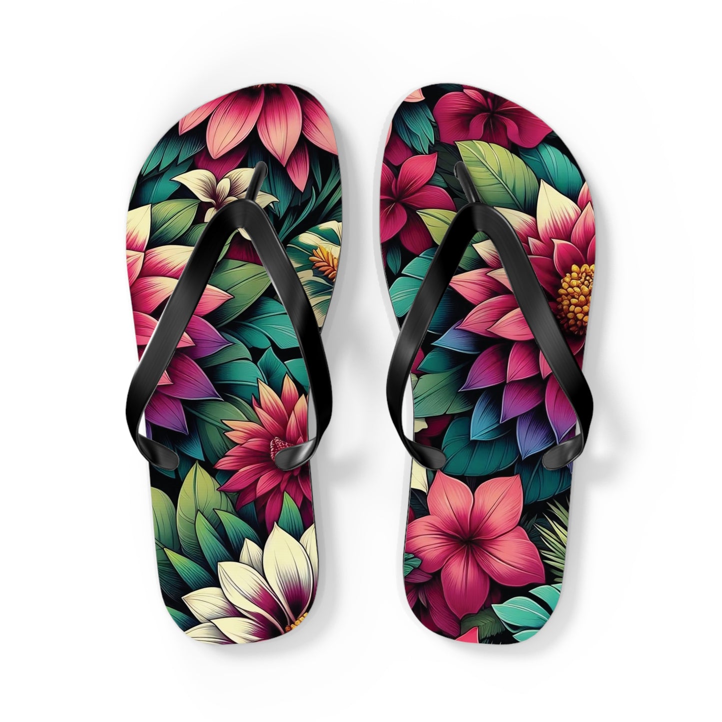 Dalia Floral Flip Flops