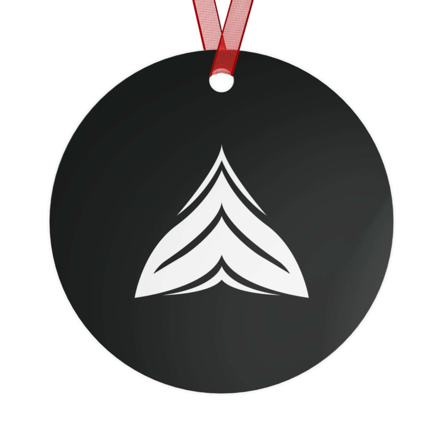 Santa with Swagger Christmas Ornament | Bold Aluminum Holiday Décor | Unique Psychedelic Gift