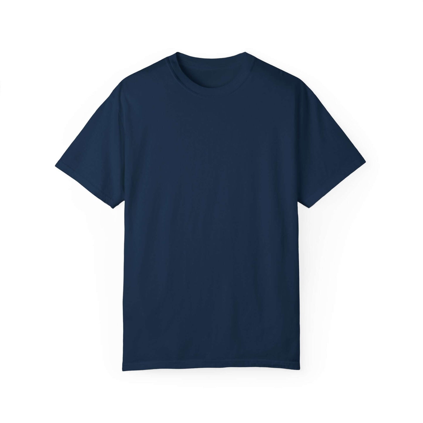 Classic plain women’s t-shirt made from soft ringspun cotton, designed for all-day comfort in navy.