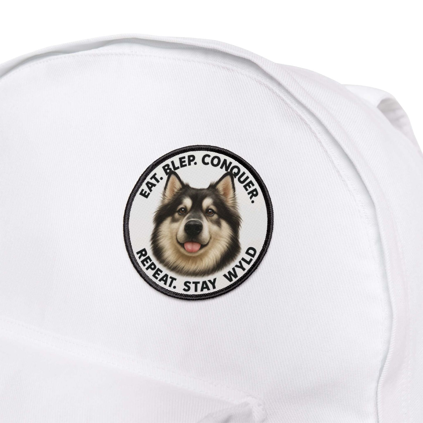 Cypress the Conqueror – 3" Wyld Blep Iron-On Patch for Backpacks, Jackets & Dog Vests