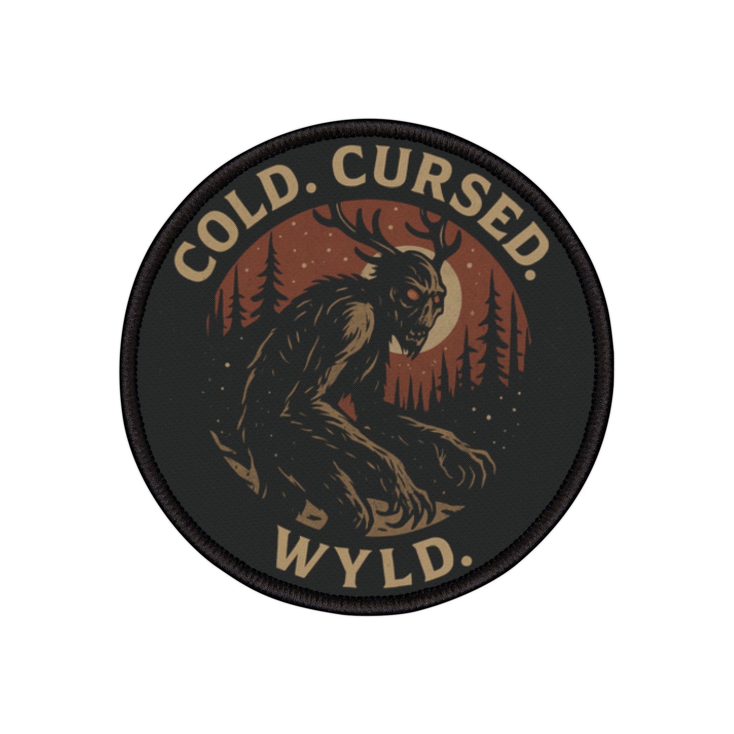 Do Not Feed the Wendigo – 3 Inch Iron On Patch for Survival Horror Patch for Backpacks, Jackets & Regret