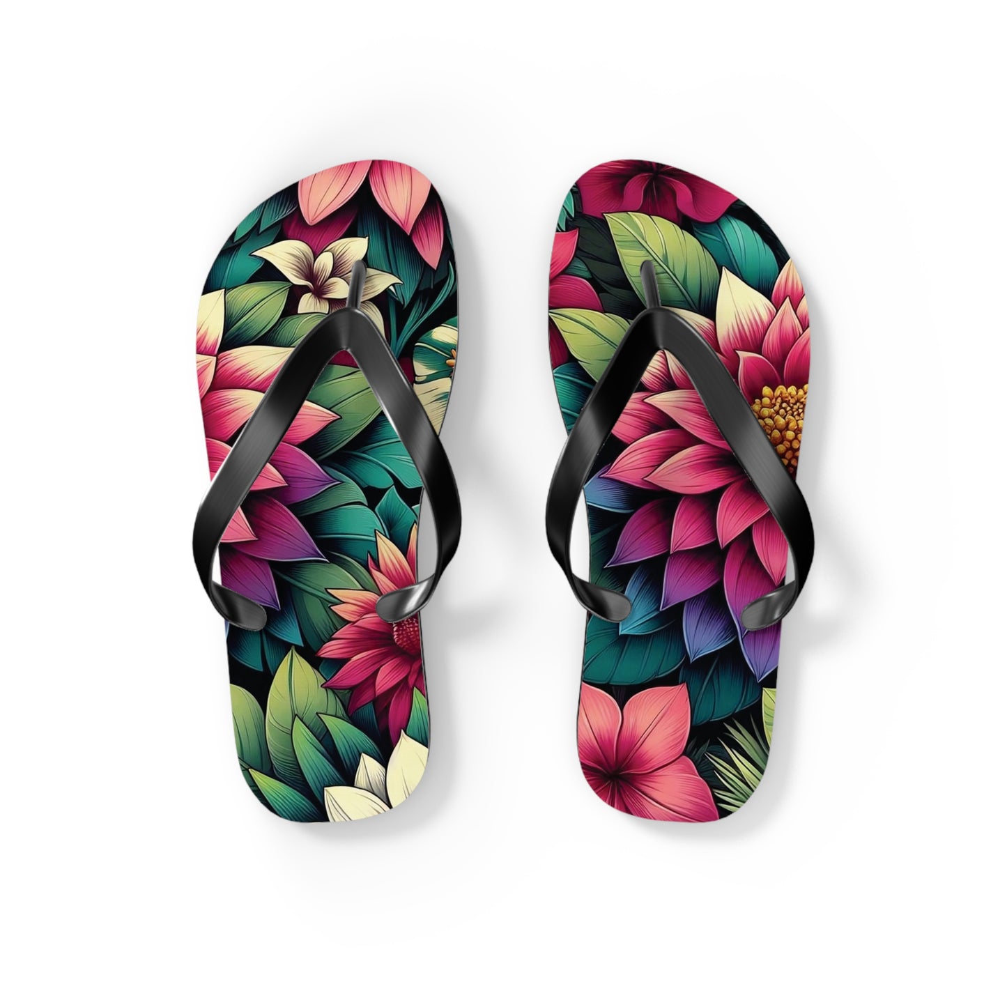 Dalia Floral Flip Flops