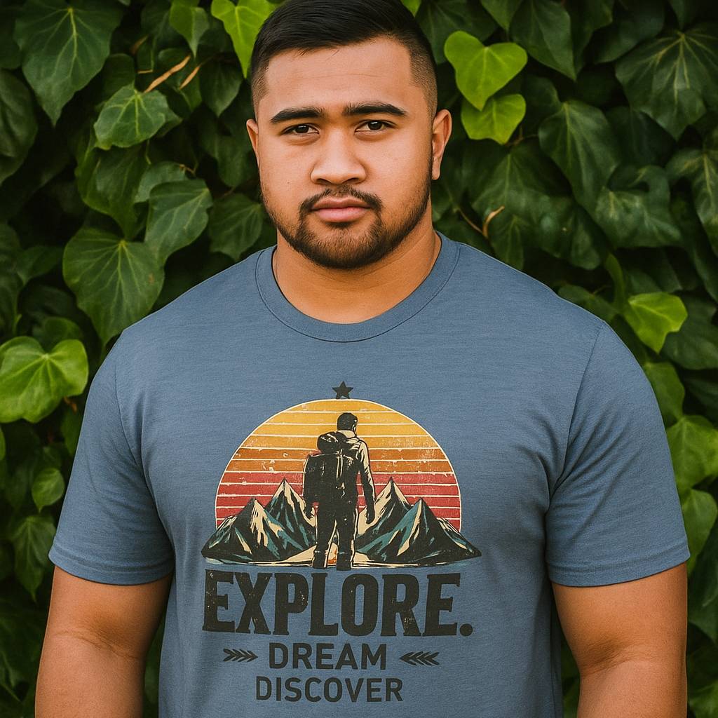 Explorer Men’s Organic Cotton T-Shirt – Sustainable Hiking & Travel Tee