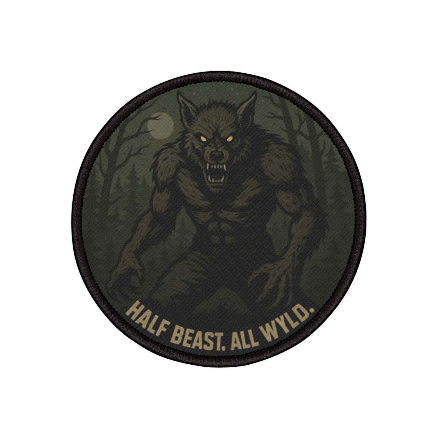 Wyld Peak Dogman patch with a clean white background