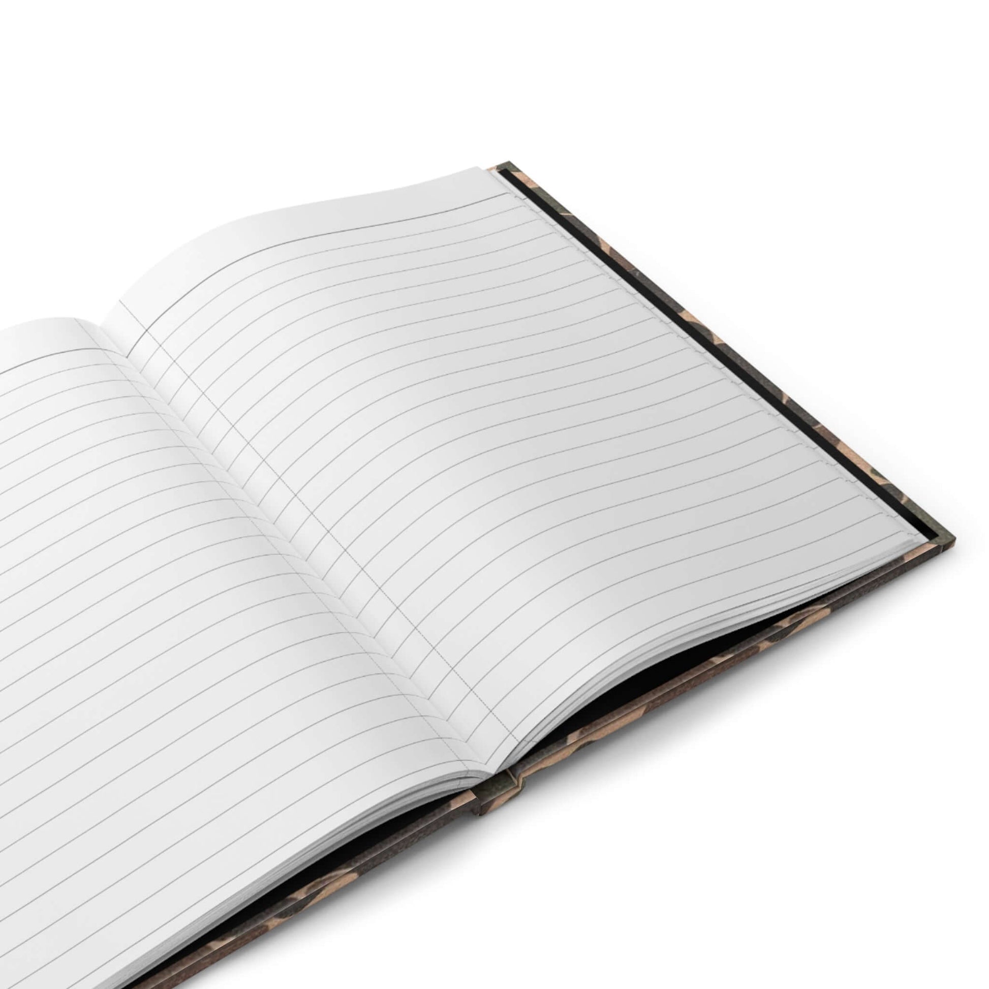 1960s Camouflage Hardcover Journal | Matte Finish Notebook | Elegant Writing Diary - Wyld Peak