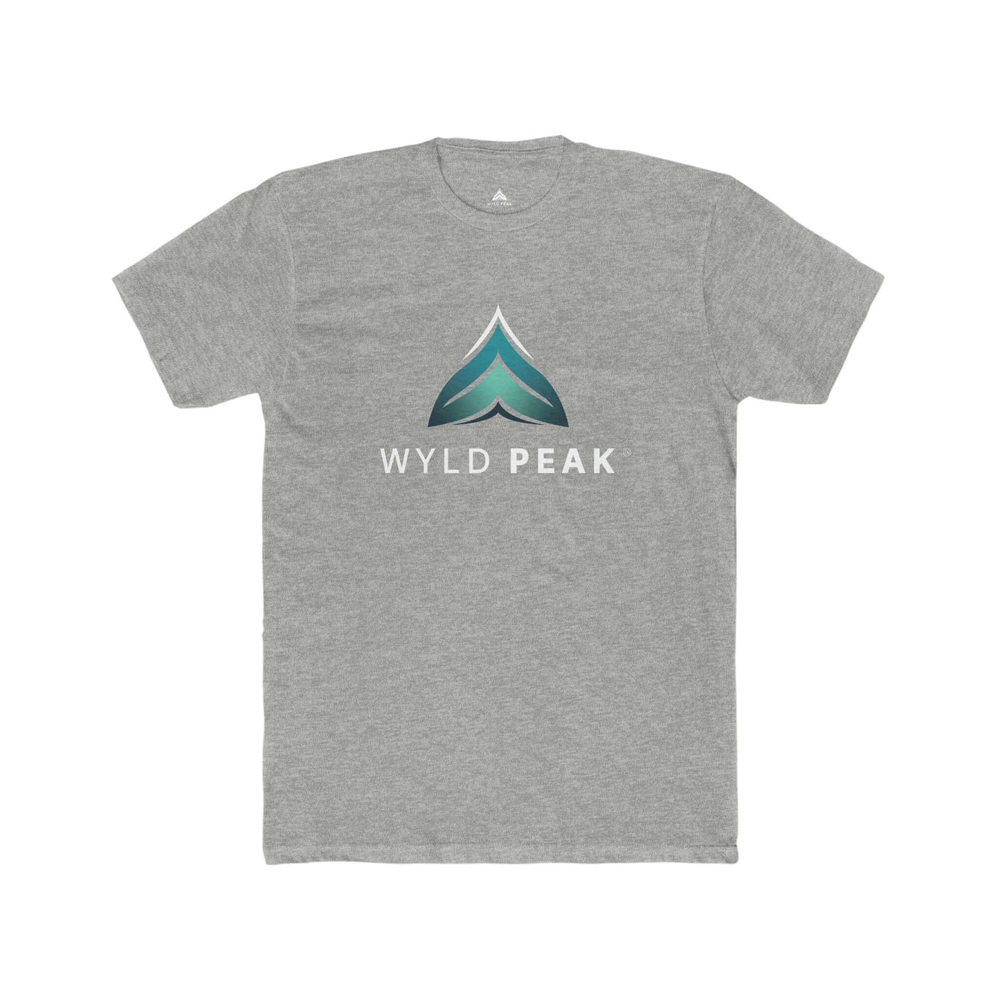 Premium men’s t-shirt, lightweight and breathable for intense fitness sessions in heather grey.