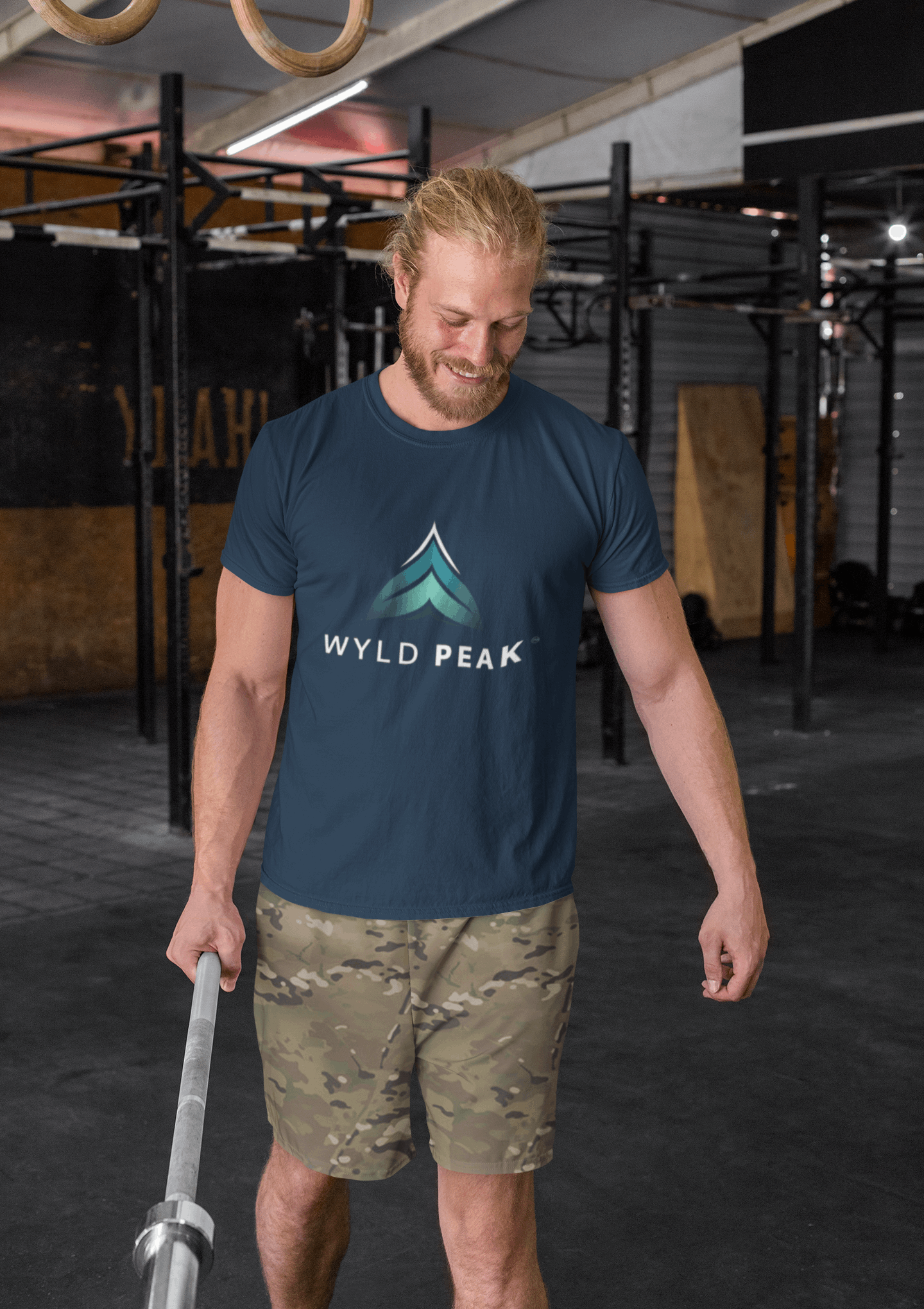 Branded Men's Organic Cotton T-Shirt – Minimalist Sustainable Outdoor Tee