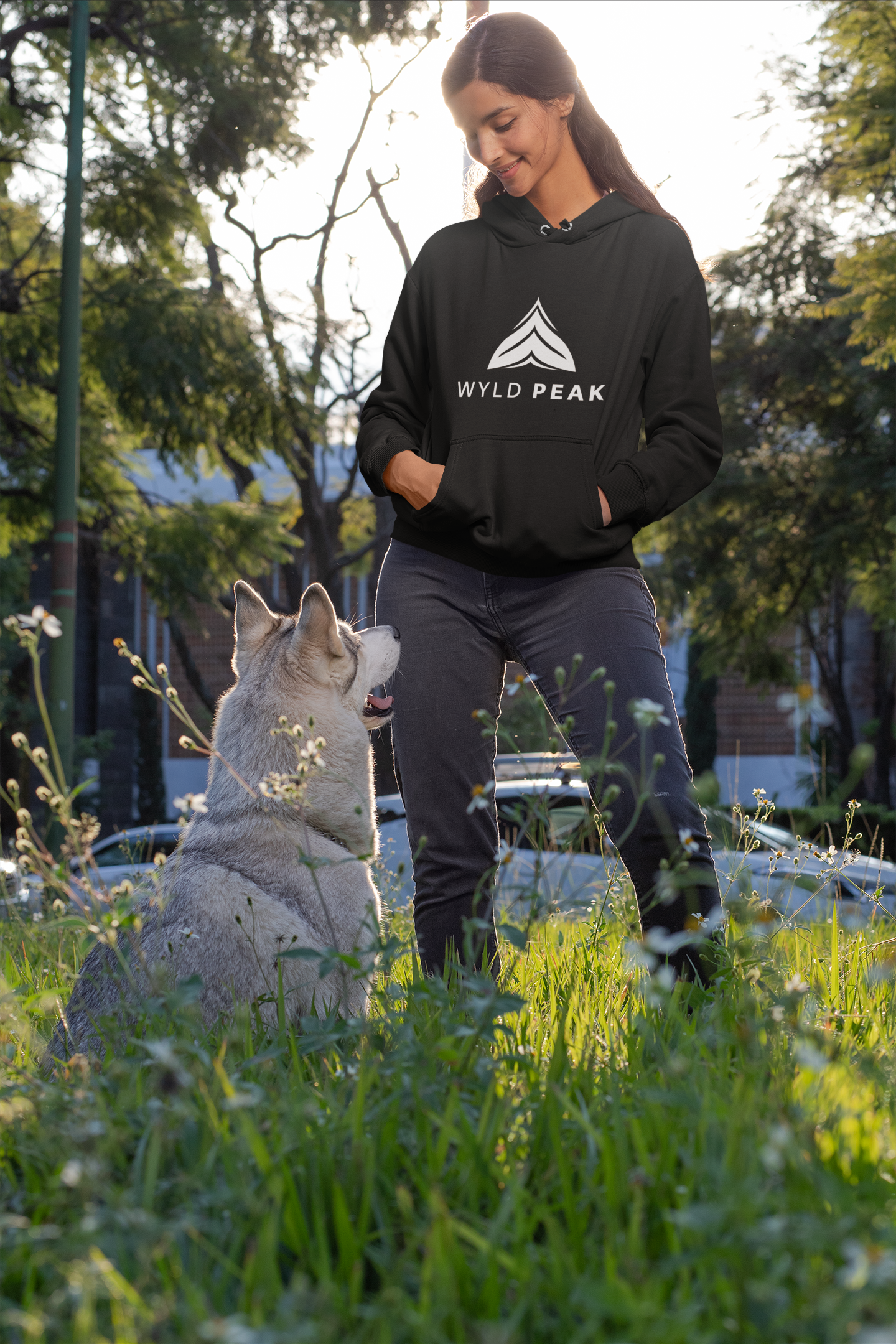 Branded Cotton Hoodie – Minimalist Logo Unisex Sweatshirt