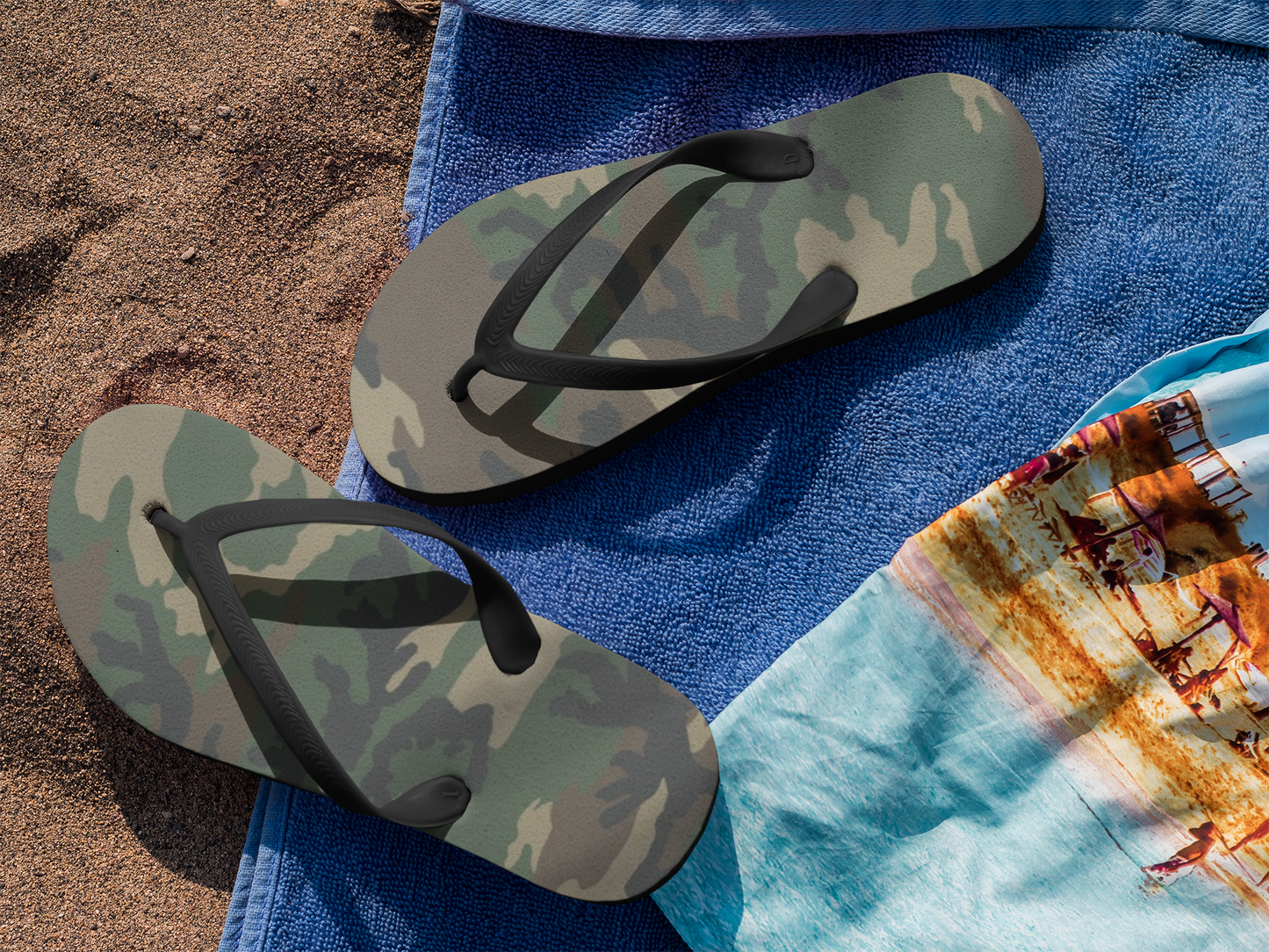 Camo Flip Flops
