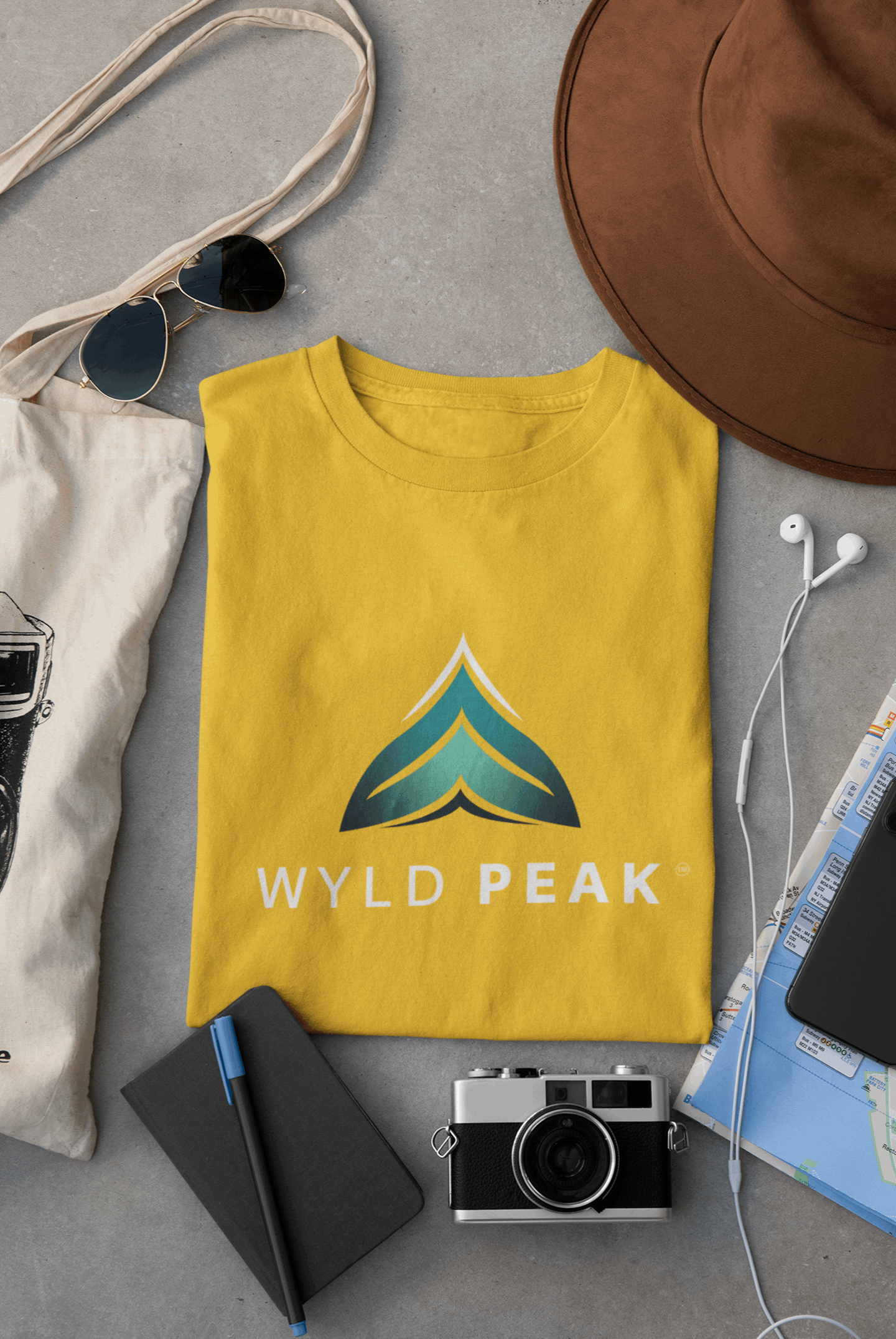 Branded Women's Organic Cotton T-Shirt – Minimalist Sustainable Outdoor Tee