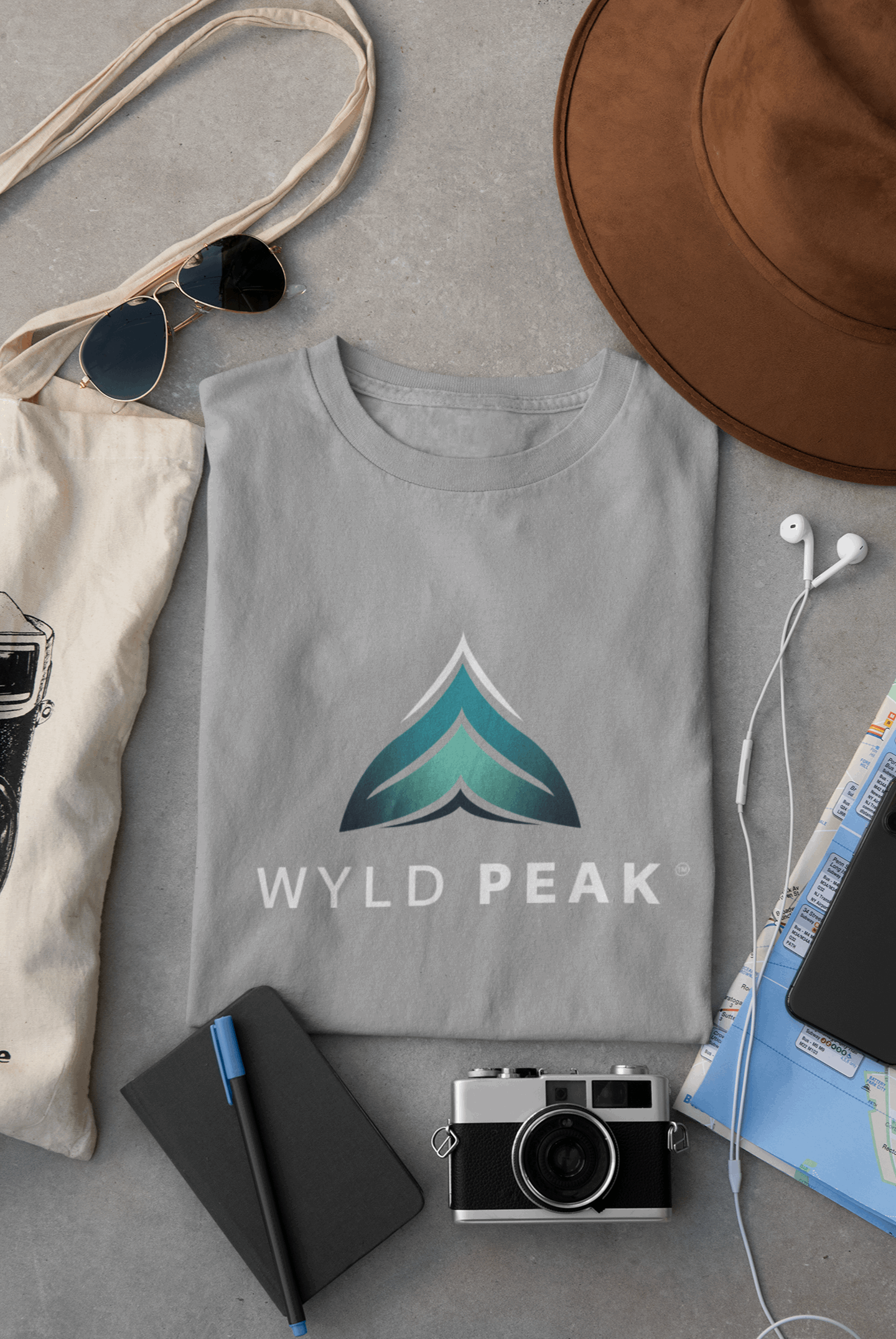Branded Women's Organic Cotton T-Shirt – Minimalist Sustainable Outdoor Tee