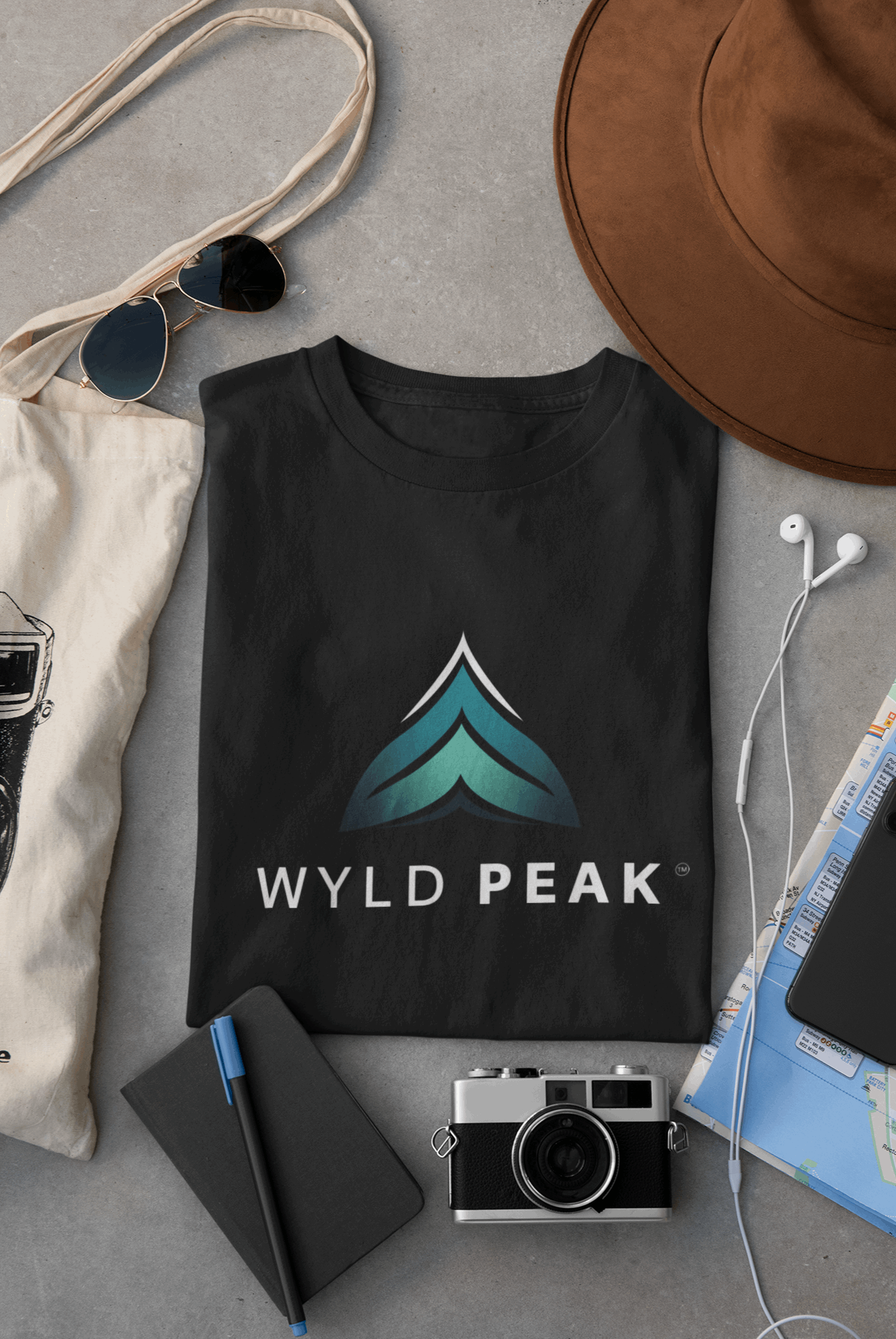 Branded Women's Organic Cotton T-Shirt – Minimalist Sustainable Outdoor Tee