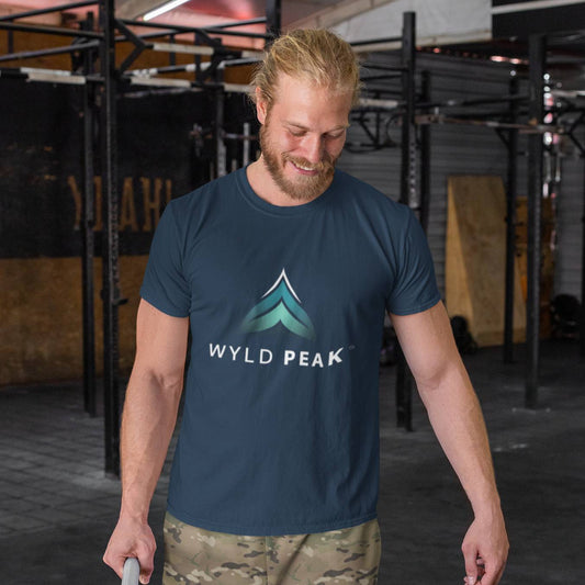 Branded Men's Organic Cotton T-Shirt – Minimalist Sustainable Outdoor Tee