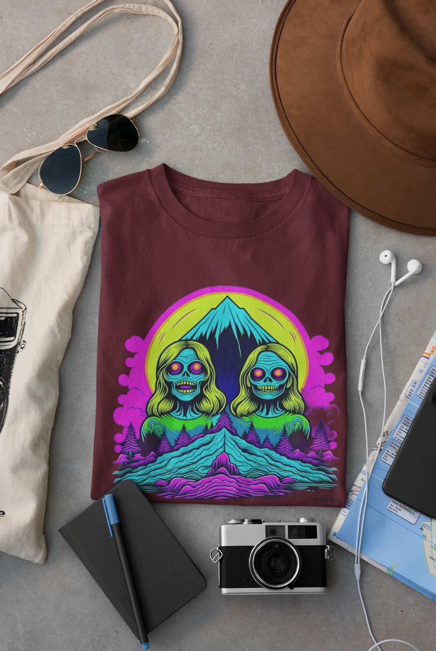 Zombie Peak Ultra Cotton Long Sleeve T-Shirt – Adventure-Ready Graphic Tee