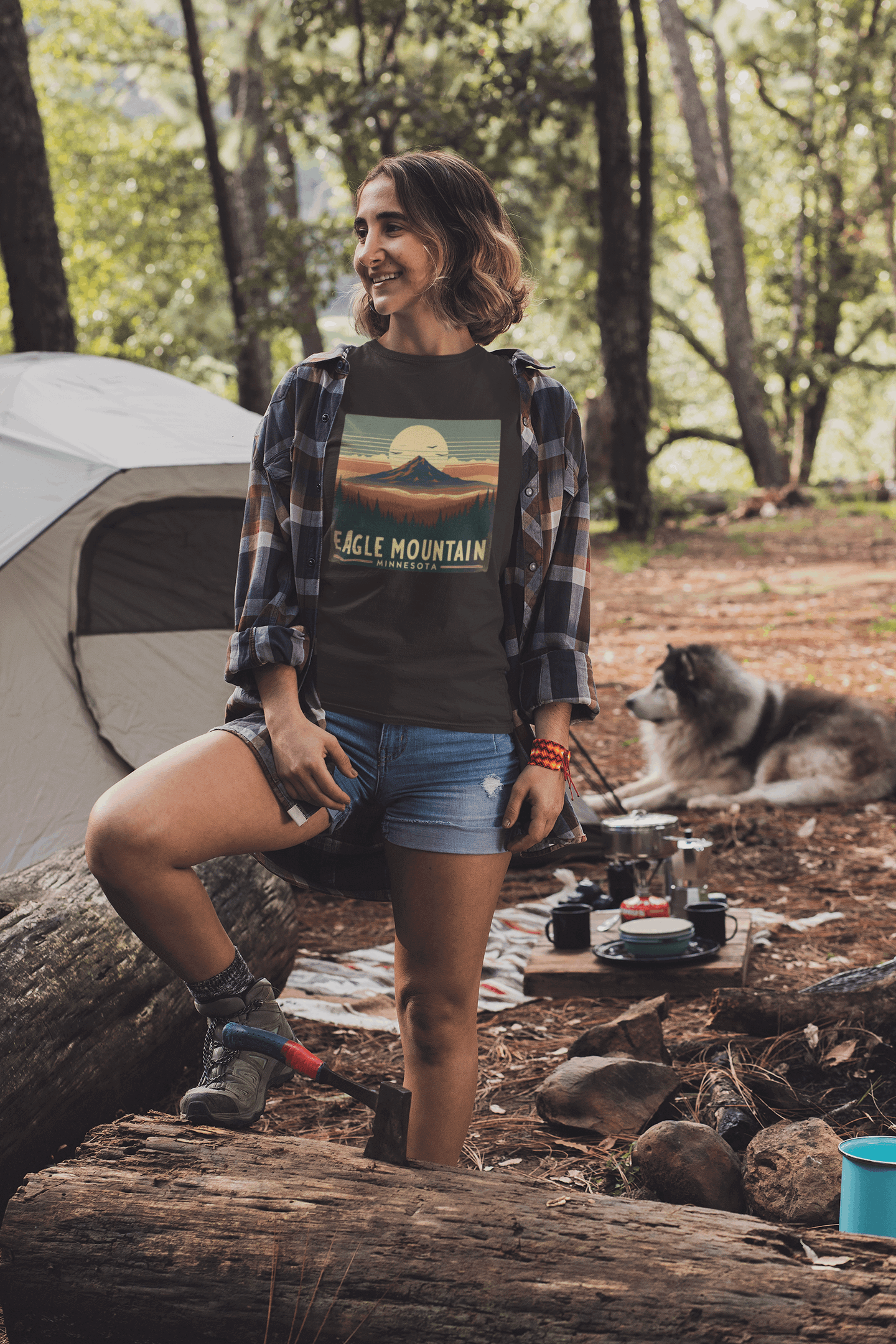 Superior National Forest Eagle Mountain Shirt – Eco-Friendly Hiking Tee | Classic Fit, Soft Cotton, Perfect for Outdoor Adventures