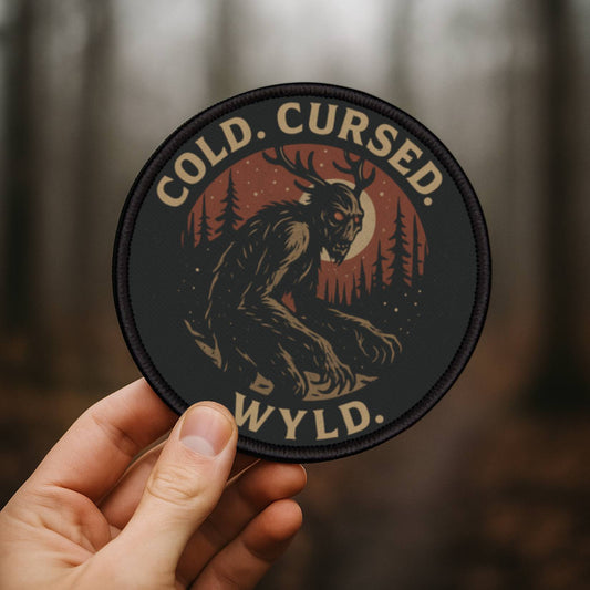 Do Not Feed the Wendigo – 3 Inch Iron On Patch for Survival Horror Patch for Backpacks, Jackets & Regret