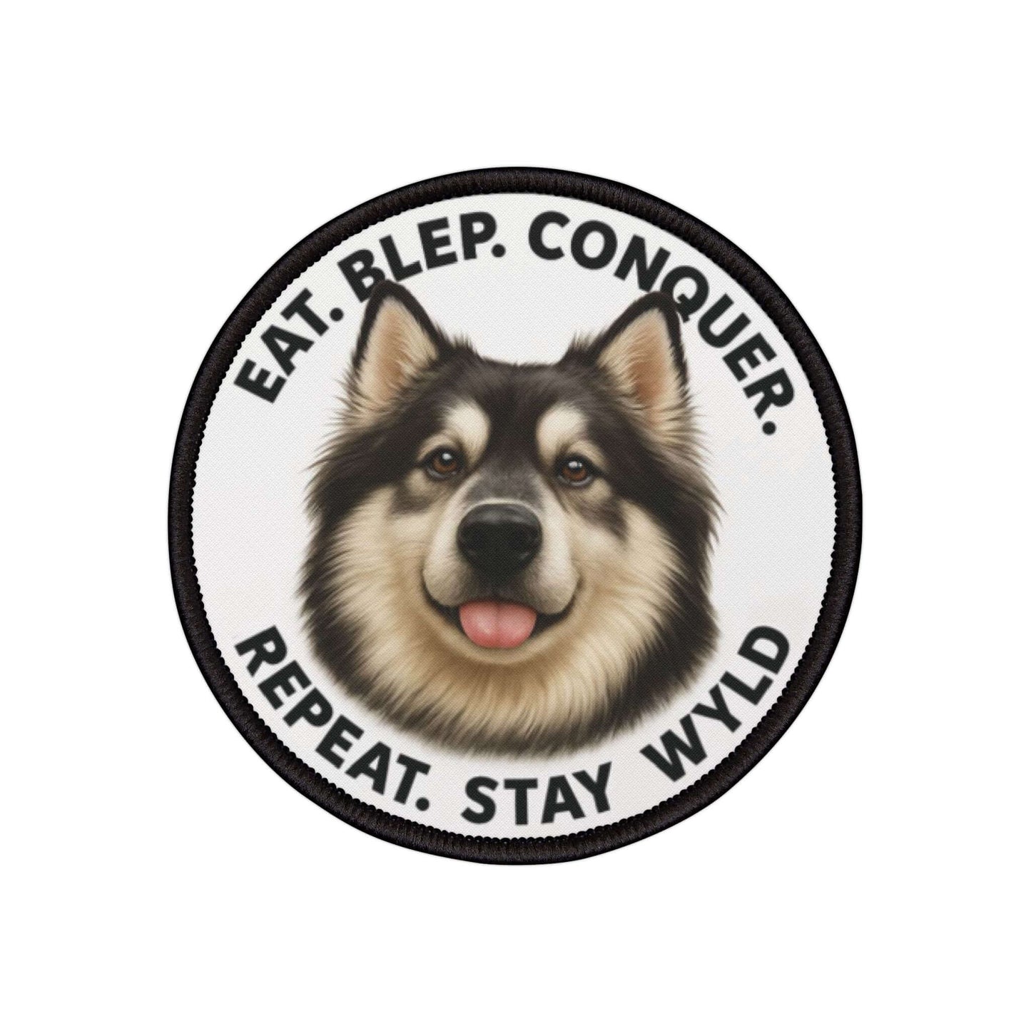 Cypress the Conqueror – 3" Wyld Blep Iron-On Patch for Backpacks, Jackets & Dog Vests