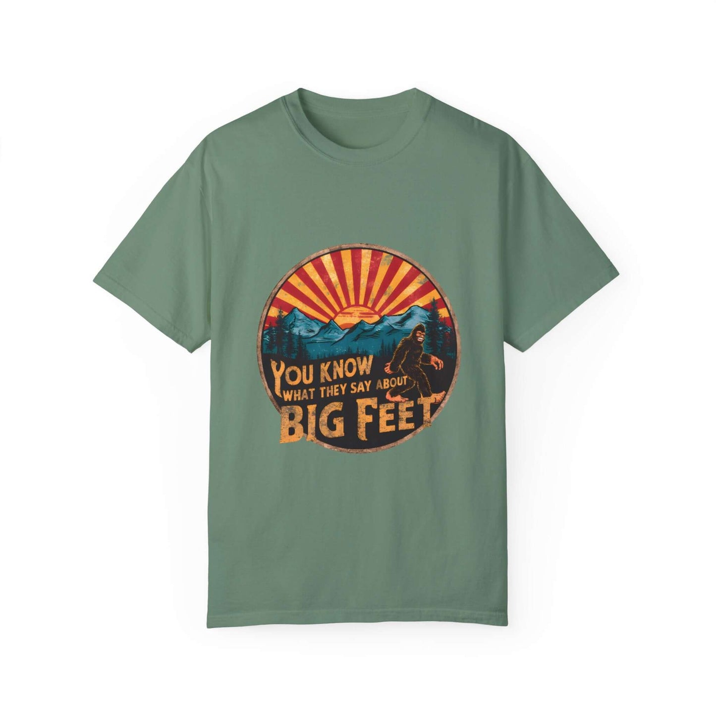 Classic women’s Bigfoot t-shirt, crafted from high-quality cotton, perfect for casual wear.