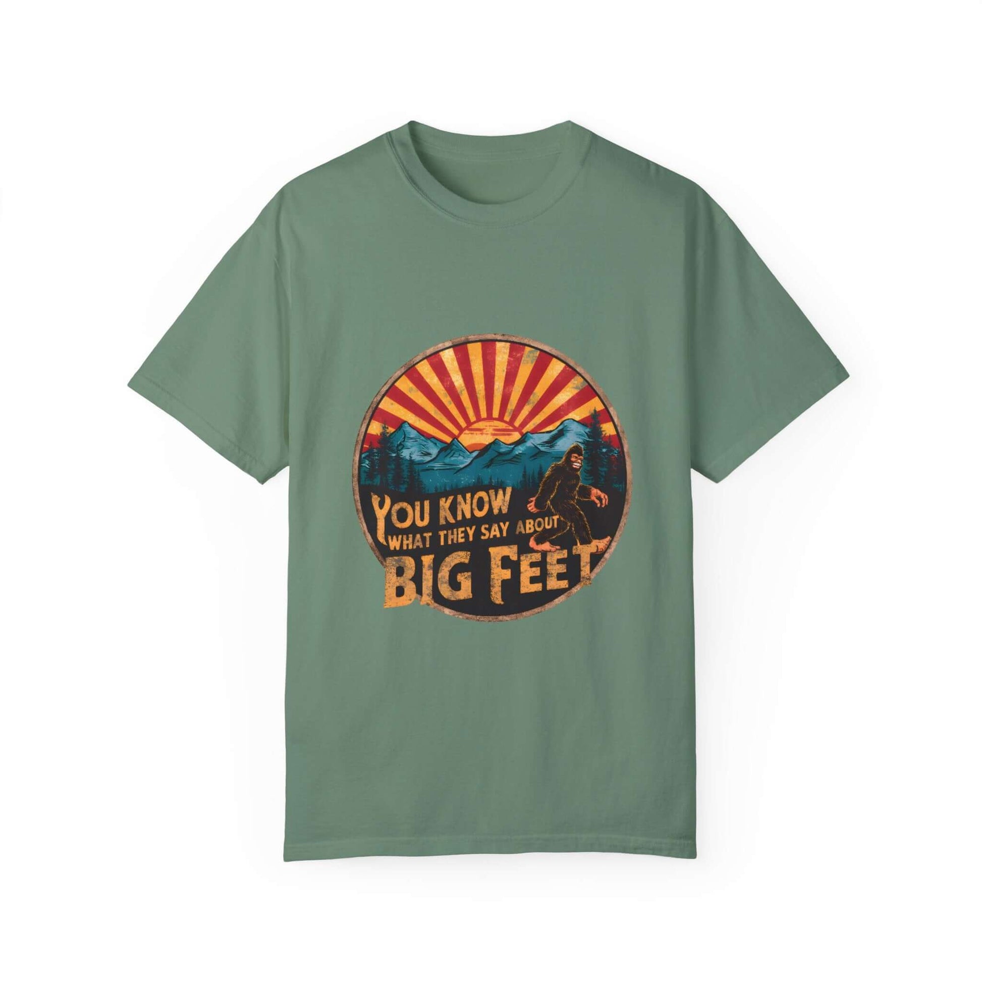 Classic women’s Bigfoot t-shirt, crafted from high-quality cotton, perfect for casual wear.