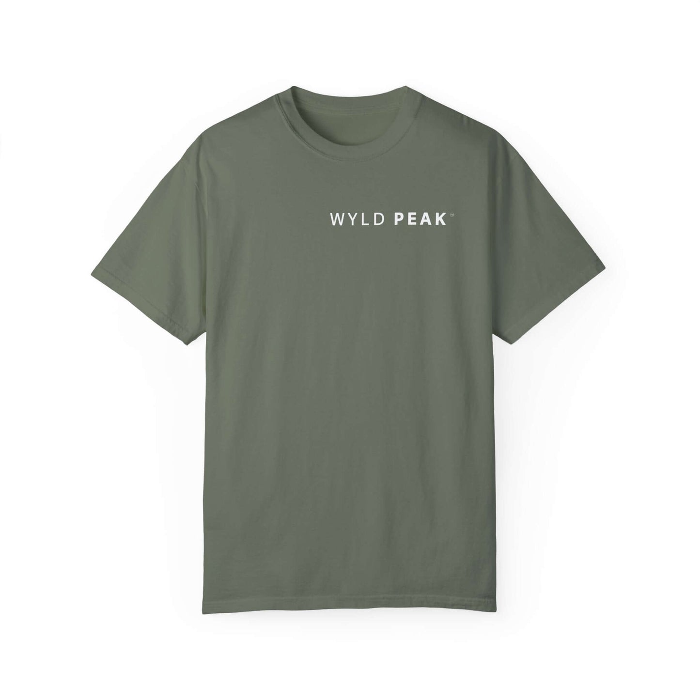 Minimalist women’s cotton tee, perfect for urban style or light fitness activities in green.