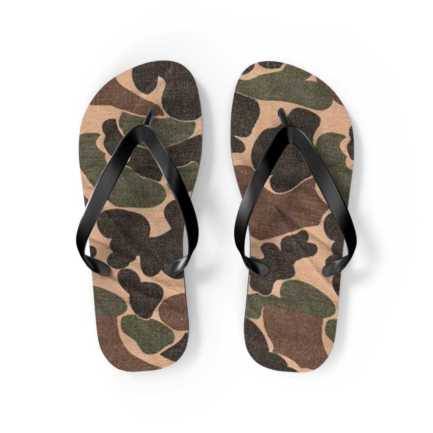 1966 Jungle Camo Flip Flops
