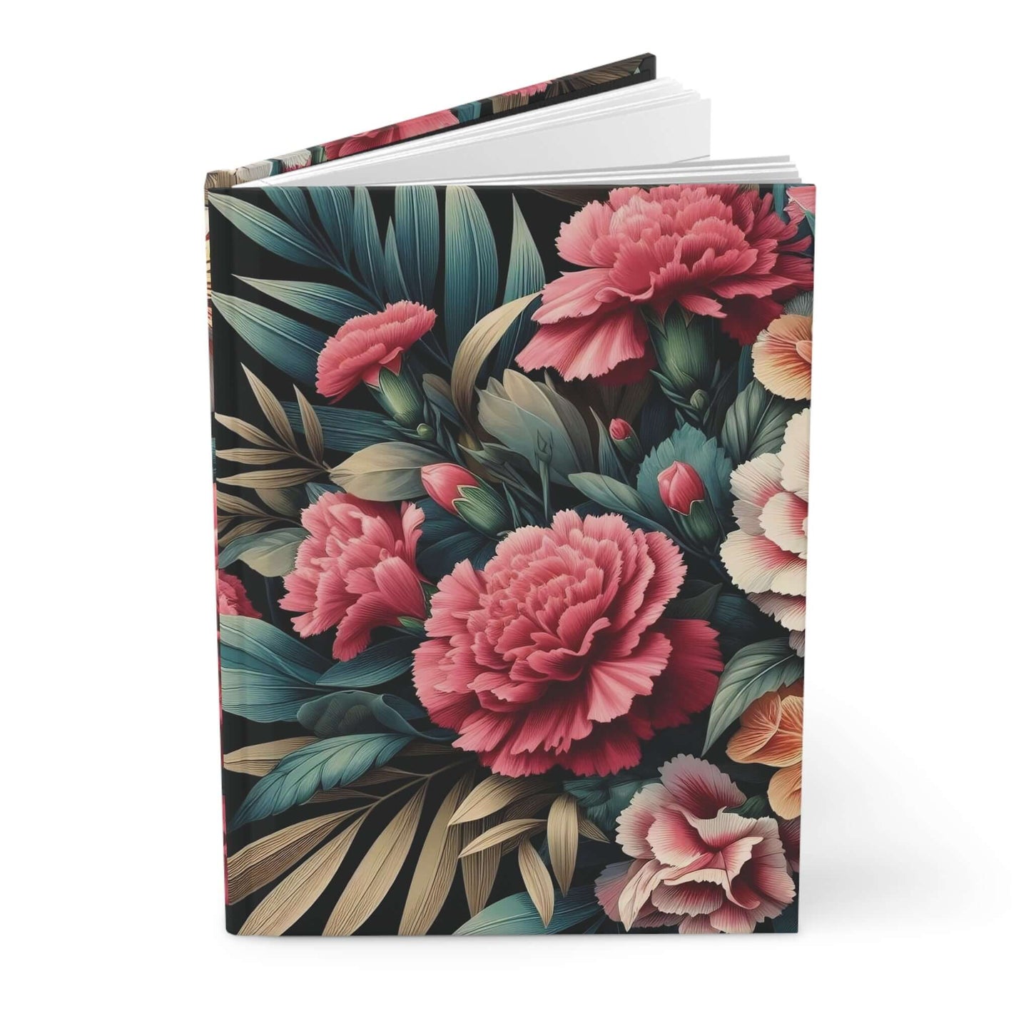 Vibrant Floral Hardcover Journal | Matte Finish Notebook | Elegant Writing Diary - Wyld Peak