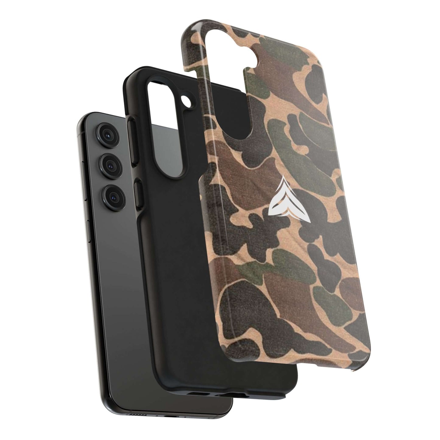 Durable WW2 camouflage phone case, designed for tactical and everyday use, American-made quality