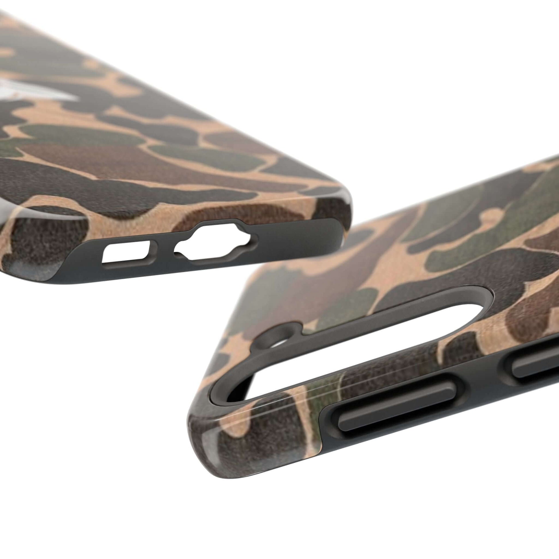 Everyday rugged camouflage phone case, crafted with military-grade toughness, inspired by WW2 era
