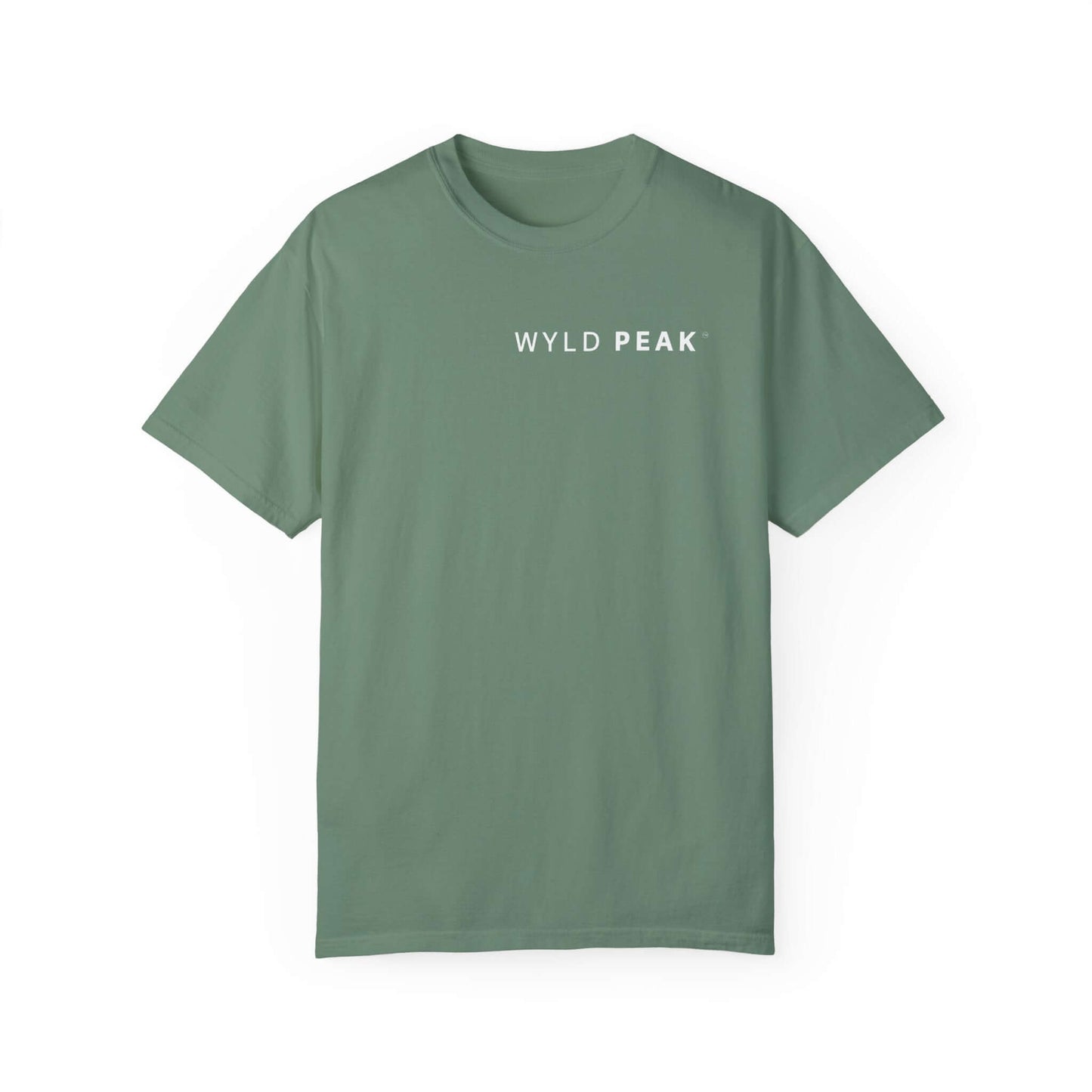 Timeless women’s cotton t-shirt with logo detail, perfect for everyday outfits in light green.