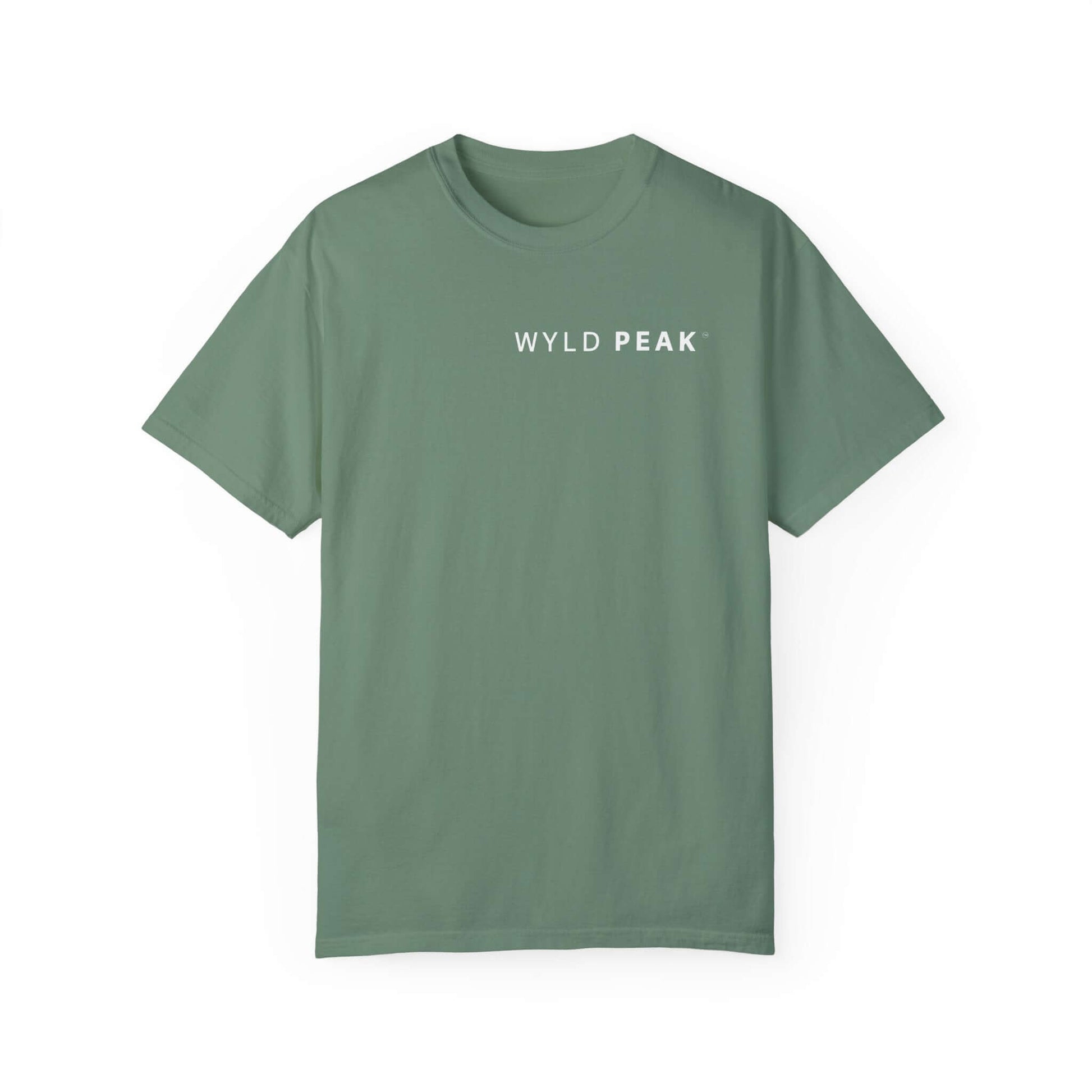 Timeless women’s cotton t-shirt with logo detail, perfect for everyday outfits in light green.