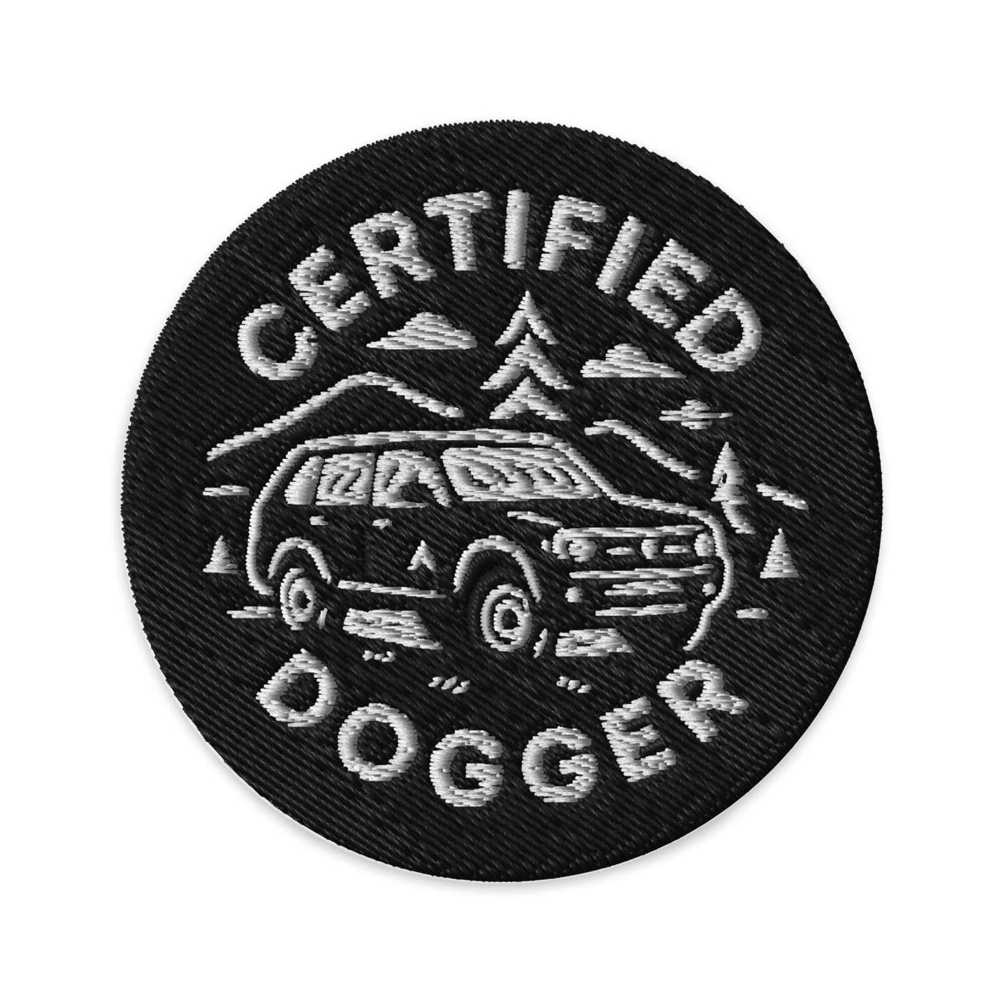 Certified Dogger embroidered patch