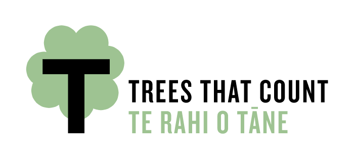Trees That Count charity logo.