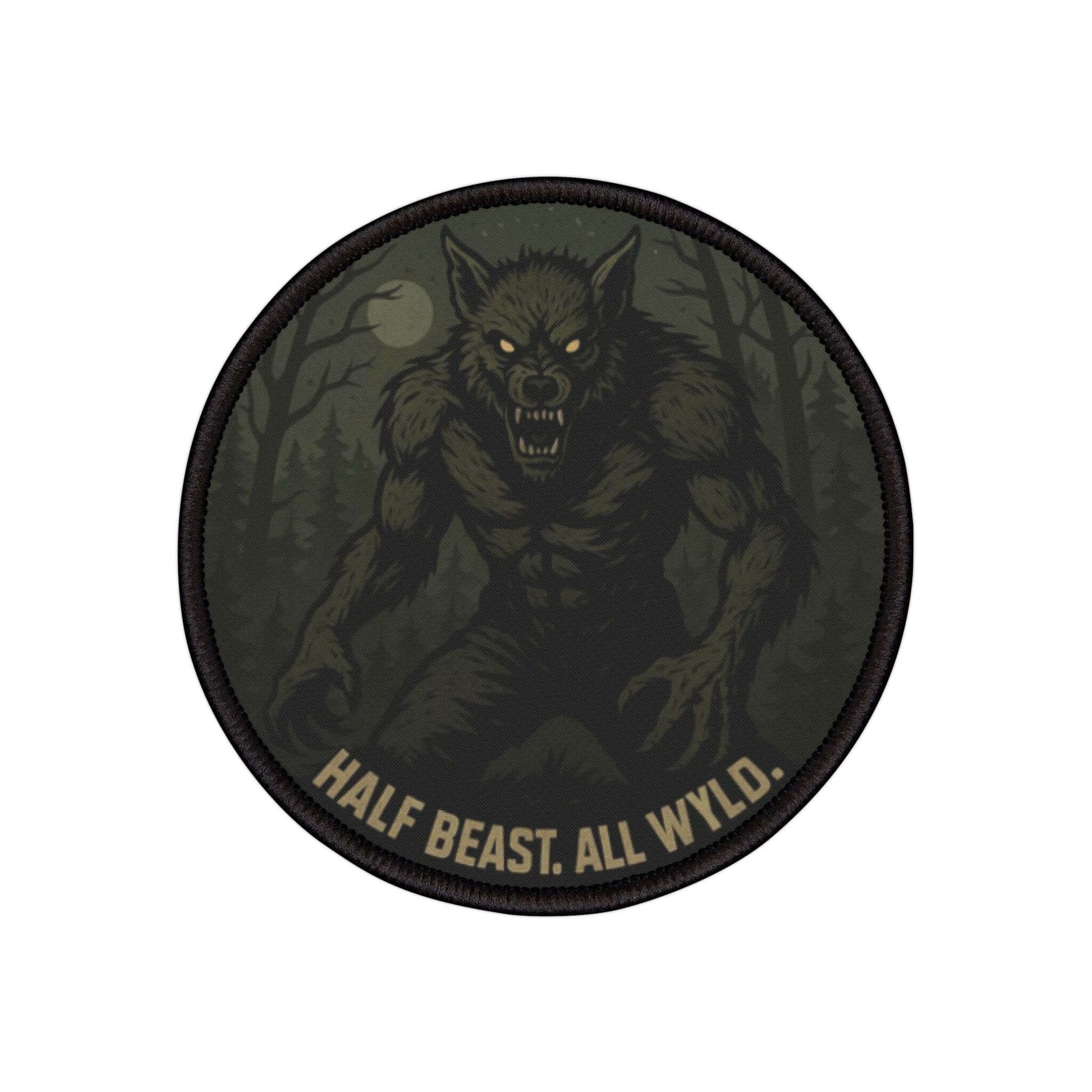 Wyld Peak Dogman patch with a clean white background